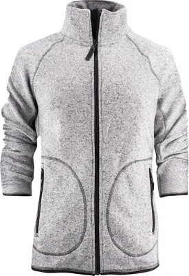 Produktbild von Harvest Rich Hill Damen Strickfleecejacke mit Melangeeffekt und Reißverschlusstaschen