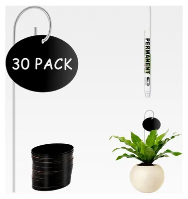 Produktbild von 30 Stück Pflanzenetiketten mit Stift für den Garten