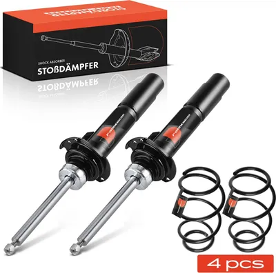 Produktbild von Frankberg 2x Fahrwerksfeder+2x Stossdämpfer Gasdruck Vorne Links Rechts für BMW 2 Cabriolet F23 3er F31