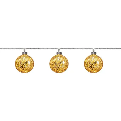 Produktbild von Star Trading LED-Lichterkette "Glitter", 10-teilig, gold