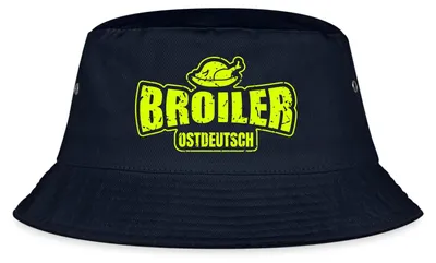 Produktbild von Spreadshirt Ostdeutschland Broiler Fischerhut, L/XL (Caps), Navy