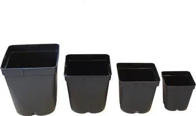 Produktbild von 10er Set Blumentopf, Gärtnertopf,  Containertopf quadratisch