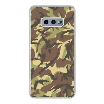 Produktbild von MuchoWow® Handyhülle Schutzhülle Hülle für Samsung Galaxy S10e Camouflage-Muster in natürlichen Farben Silikon Softcase Handy Hülle - Handy