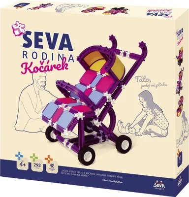 Produktbild von Seva Kit Familie Kinderwagen Kunststoff 293 Teile 4+