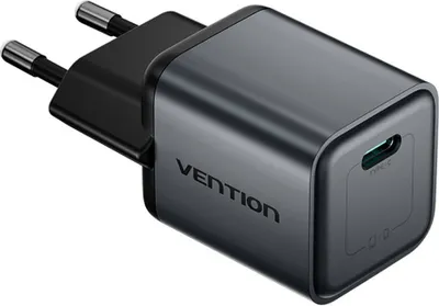 Image de Gan Vention Chargeur Usb-C 20W (Gris)