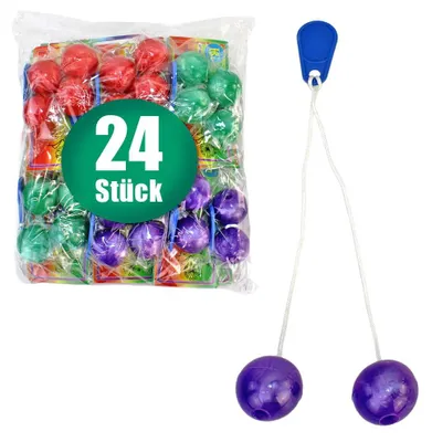 Produktbild von 24 Stück Clackers Spielzeug Klassiker aus Kunststoff