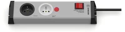 Imagen del producto de EHMANN 0218x02022301b: Distribuidor de enchufes, gris, , con toma de tierra, 1 unidad.