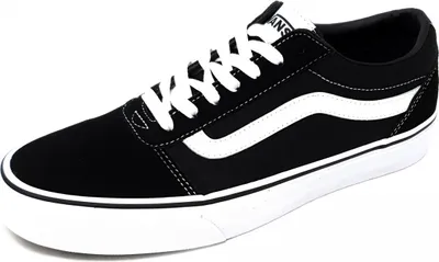 Produktbild von Vans Ward, Männlich, Erwachsener, Modische Sneakers, Schwarz, Weiß, Einfarbig, Schnürverschluss