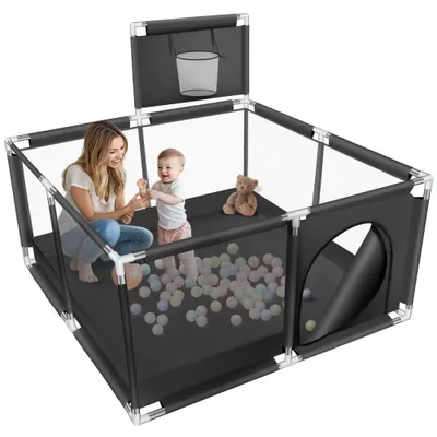 Produktbild von Spielplatz, Atmungsaktives Netz, Interaktives Design, schwarz