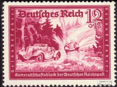 Produktbild von Briefmarken Deutsches Reich 1941 Mi 775 mit Falz Kameradschaftblock der Reichspost
