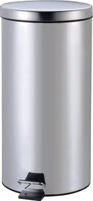 Produktbild von ZWINGO Tretabfalleimer Z2300300 20l Stahl rund Edelstahl