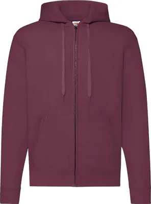 Produktbild von Fruit of the Loom - "Classic" Hoodie mit durchgehendem Reißverschluss für Herren/Damen Uni RW7794 (M) (Burgunderrot)