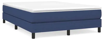 Obrázok produktu pre vidaXL Boxspring rám postele modrý 140x190 cm látka