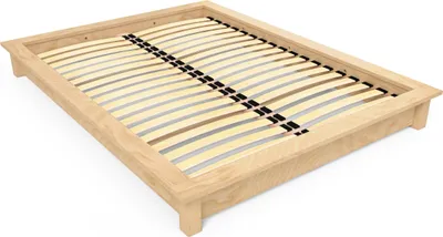 Produktbild von Solido Futonbett 160x200 aus Massivholz - Honig