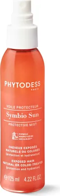 Produktbild von Schutzspray SYMBIO SUN – Pflege für sonnenexponiertes Haar, für natürliches oder coloriertes Haar, 125 ml – UV-Schutz, Feuchtigkeit und Glanz