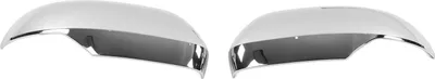 Imagen del producto de 2 cubiertas laterales para retrovisores, repuesto para Mitsubishi Pajero Sport/Montero Sport/Shogun Sport de 2017 a 2021, estilo galvanizado