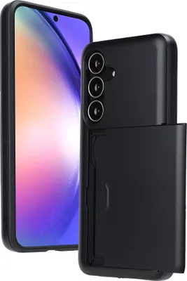 Produktbild von imoshion Backcover mit Kartenfach Samsung Galaxy S25 FE - Schwarz