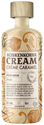 Produktbild von Koskenkorva Cream Caramel Likör 15% Vol. 0,5L