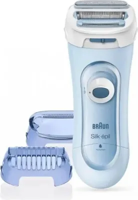 Obrázok produktu pre Braun Silk-épil 81653271, Planžetový holiaci strojček, 3 hlava/hlavy, Modrá, 1 scheerblad, Bezdrôtový, AA