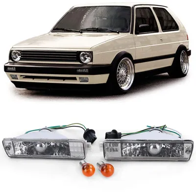 Produktbild von Klarglas Blinker Smoke mit Standlicht für VW Golf 2 GL ab 89