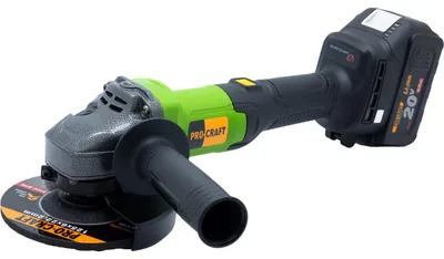 Obrázek produktu pro Aku úhlová bruska Procraft PGA20bb (bez baterie a nabíječky), 125mm