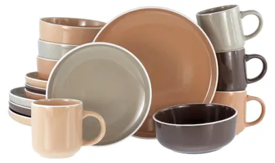 Obrázok produktu pre Creatable Kombiservice 16-tlg. NORDIC MOCHA MOUSSE