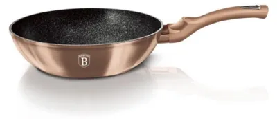 Produktbild von Berlinger Haus Metallic ROSE GOLD BH-6171 Wokpfanne, 30 cm max. Durchmesser, Aluminium, Induktionsherd-geeignet, Antihaftbeschichtung