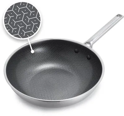 Productafbeelding van Wokpan - 28 cm Keramisch Antiaanbak met Diamanten