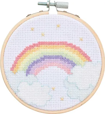 Produktbild von Stickpackung Mini Kit Regenbogen