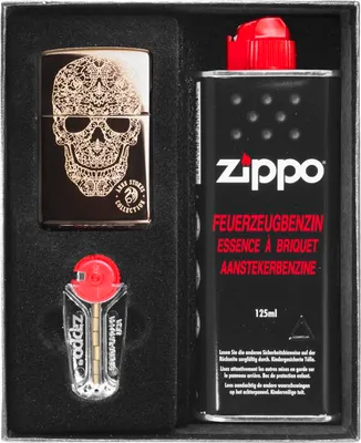 Produktbild von ZIPPO Feuerzeug ANNE STOKES SKULL Geschenkset Nr. 1