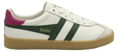 Image de Baskets en cuir pour femmes Gola Medallist, couleur blanche, pointure UK 6