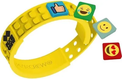 Zdjęcie produktu dla Bransoletka Silikonowa Pixie Crew Żółte Emoji 0899