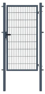 Produktbild von Doppelstabmatten Gartentor Einzeltor Basic 6/5/6 mm Anthrazit