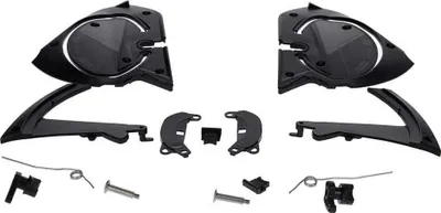 Zdjęcie produktu dla Shark Evo One 2 Fixing Plates V2 Large Shell Helmet Visor Mechanism Kit Black Czarny Jeden rozmiar