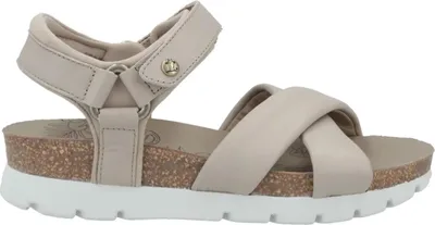 Produktbild von Panama Jack Damen Sandalette Serena, Taupe, Leder, bequem, verstellbare Schnallen