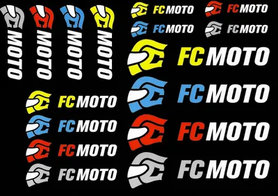 Obrázok produktu pre Sada nálepiek s logom FC-Moto