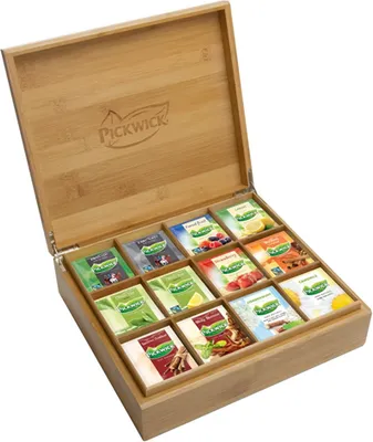 Produktbild von Pickwick - Professional Teekiste 12 Fächer (gefüllt)