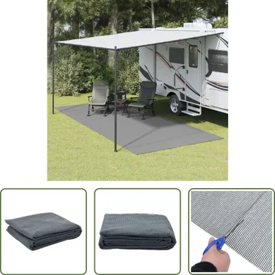 Image de The Living Store Campingteppich Anthrazit 5.5x2.5 m