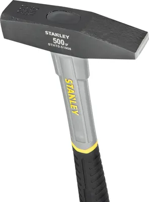 Produktbild von Stanley Schlosserhammer Fiberglas 300g, Kreuzschlaghammer, Glasfaser, Schwarz, Grau, 300 g