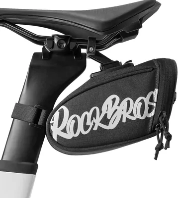 Productafbeelding van Zadeltas fiets 0,8 liter - Reflecterend - Zwart