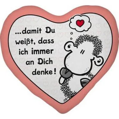 Produktbild von Plüschkissen Motiv Denke