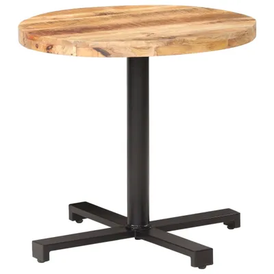 Produktbild von Bistrotisch Rund Ø80x75 cm Raues Mangoholz