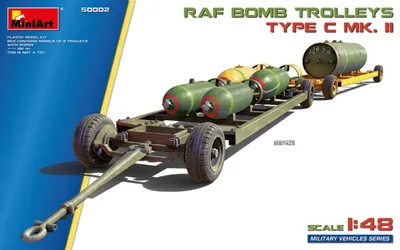 Imagen del producto de Carro de munición para bombas, tipo C Mk. II, escala 1:48