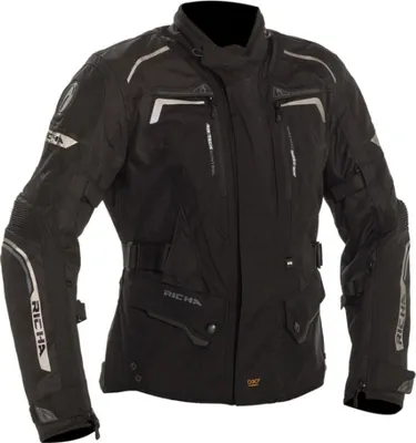 Produktbild von Richa Infinity 2 wasserdichte Damen Motorrad Textiljacke, schwarz, 2XL