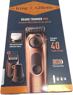 Produktbild von King C Gillette Elektrorasierer Bartpflege Shave Pro Precision Selector Barttrimmer