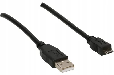 Produktbild von Schwaiger USB Micro-B Kabel 1,8m Schwarz