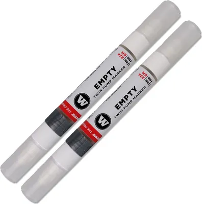 Produktbild von Molotow 224EM Twin Leermarker 2er Set mit Refill Extension