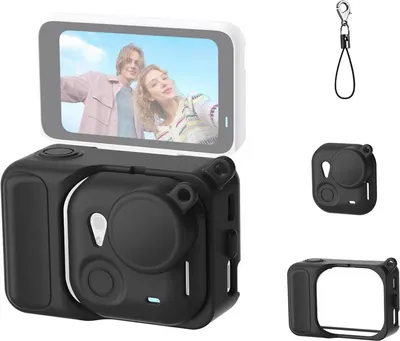 Zdjęcie produktu dla Silikonowe Etui Ochronne Puluz Dla Insta360 Go Ultra (Czarne)