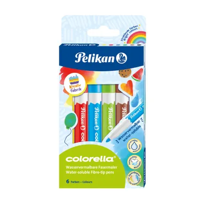 Produktbild von Fasermaler Colorella C/wv/6 6 ST in Faltschachtel , Stift