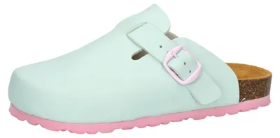 Produktbild von Bioline Clog Kids Größe 39 mit Korkfußbett, Lederdecksohle und verstellbarer Schnalle